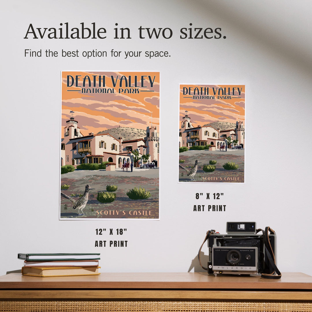Death Valley National Park, Scotty's Castle, Painterly Series, Art & Giclee Prints Art Lantern Press 