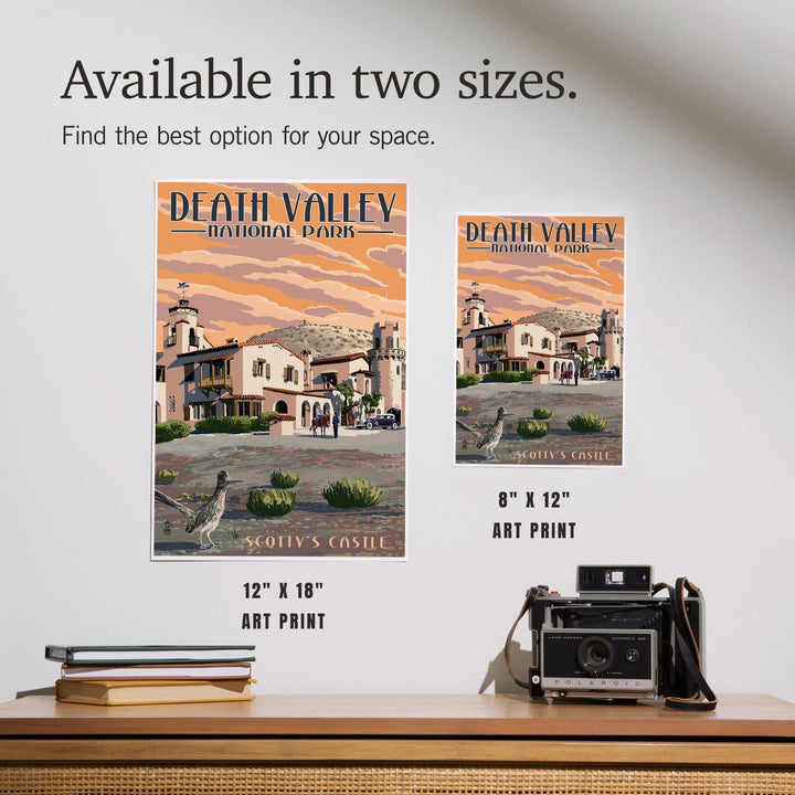 Death Valley National Park, Scotty's Castle, Painterly Series, Art & Giclee Prints Art Lantern Press 