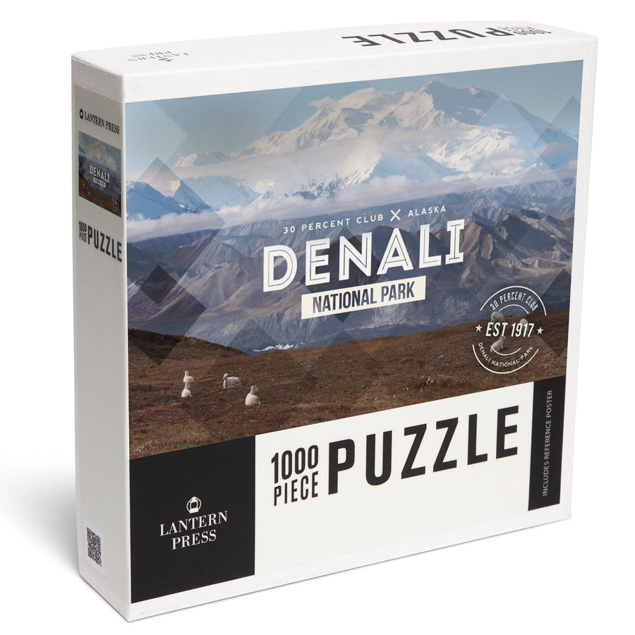 Denali National Park, Alaska, 30% Club, Jigsaw Puzzle Puzzle Lantern Press 