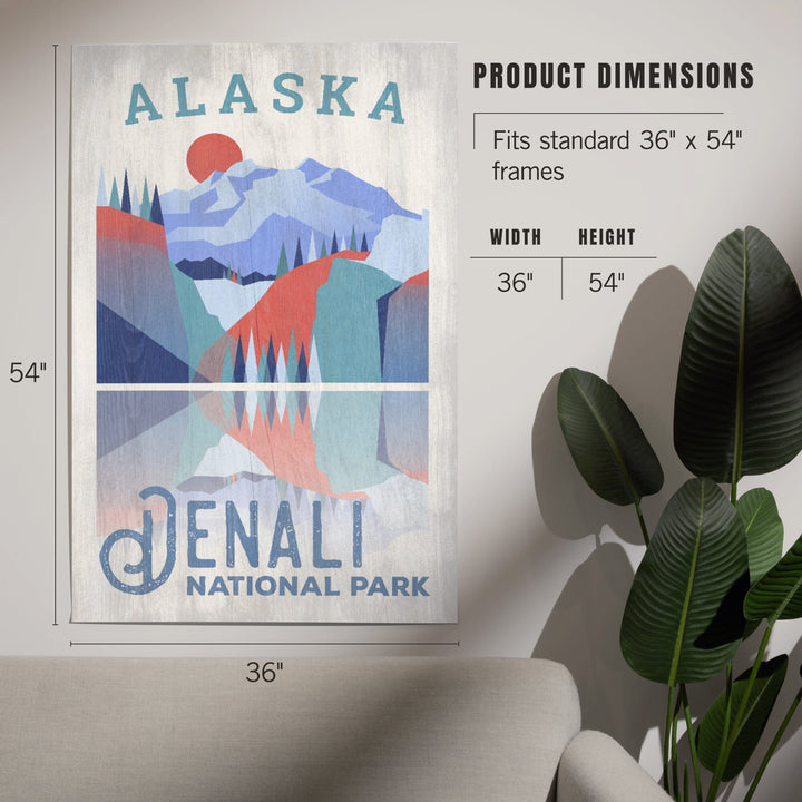 Denali National Park, Alaska, Art & Giclee Prints Art Lantern Press 