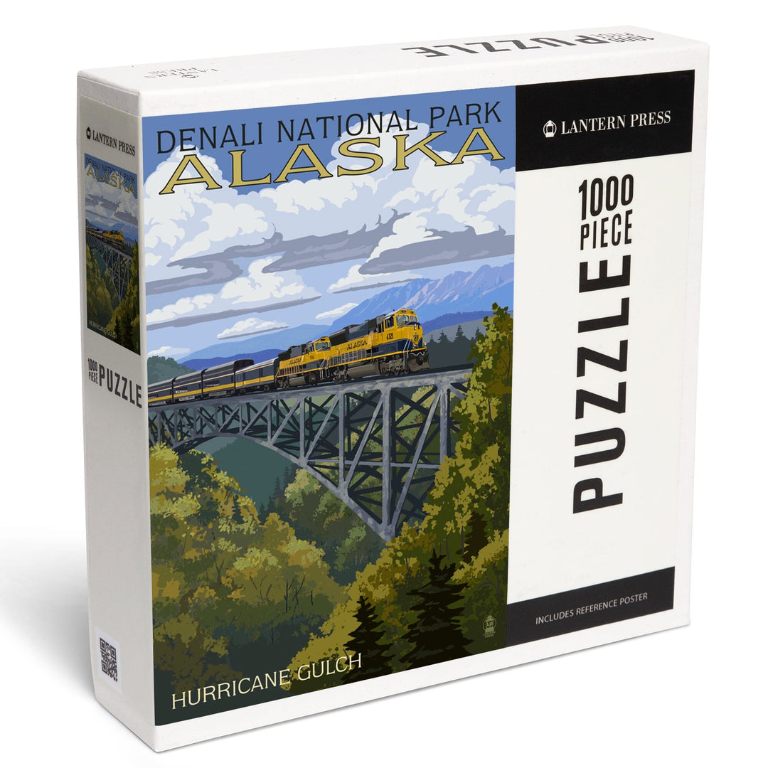 Denali National Park, Alaska, Hurricane Gulch, Jigsaw Puzzle Puzzle Lantern Press 