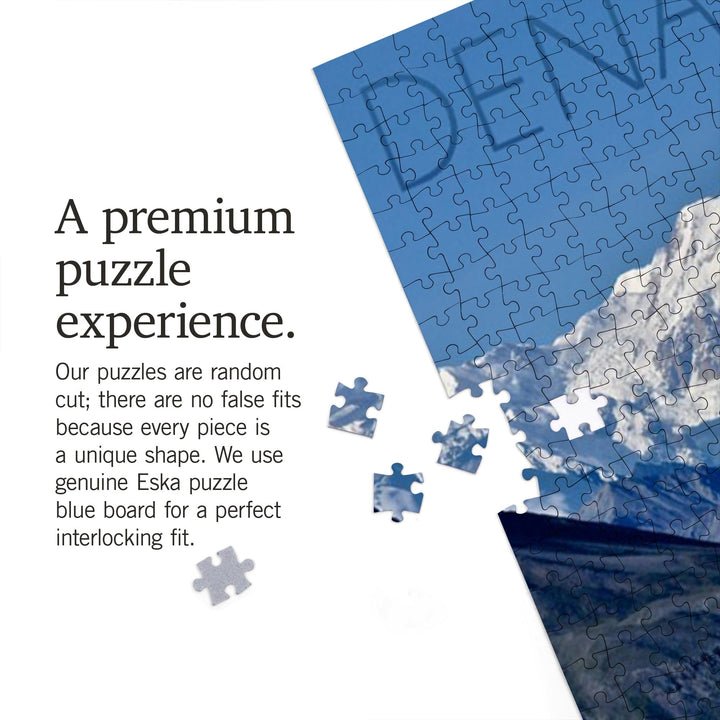 Denali National Park, Alaska, Mountain View, Jigsaw Puzzle Puzzle Lantern Press 