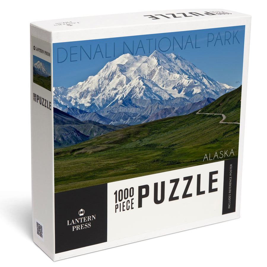Denali National Park, Alaska, Mountain View, Jigsaw Puzzle Puzzle Lantern Press 