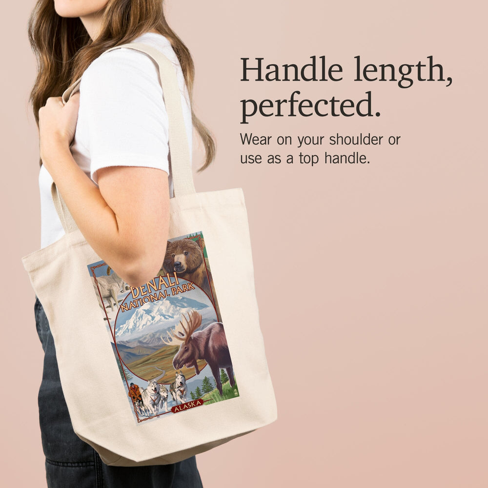 Denali National Park, Alaska, Park Views, Tote Bag Totes Lantern Press 