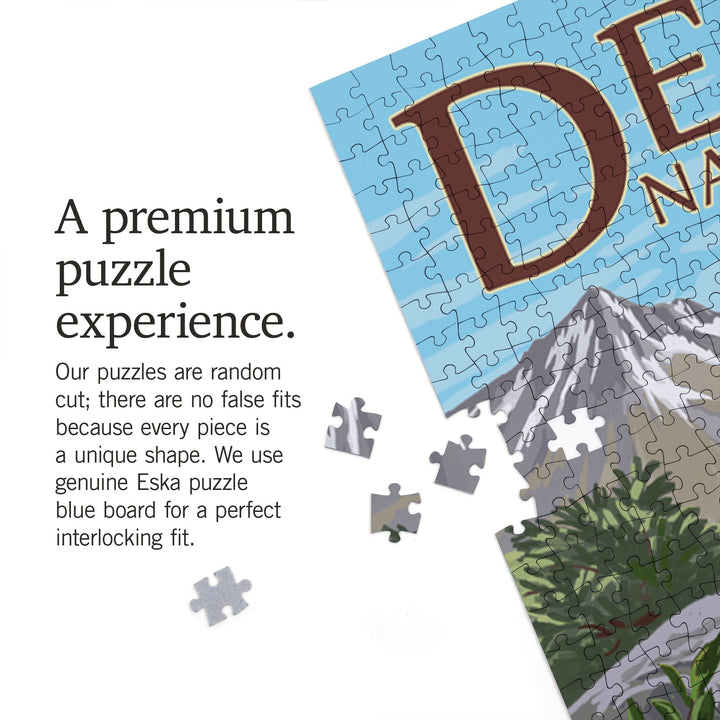 Denali National Park, Alaska, Ptarmigan, Jigsaw Puzzle Puzzle Lantern Press 