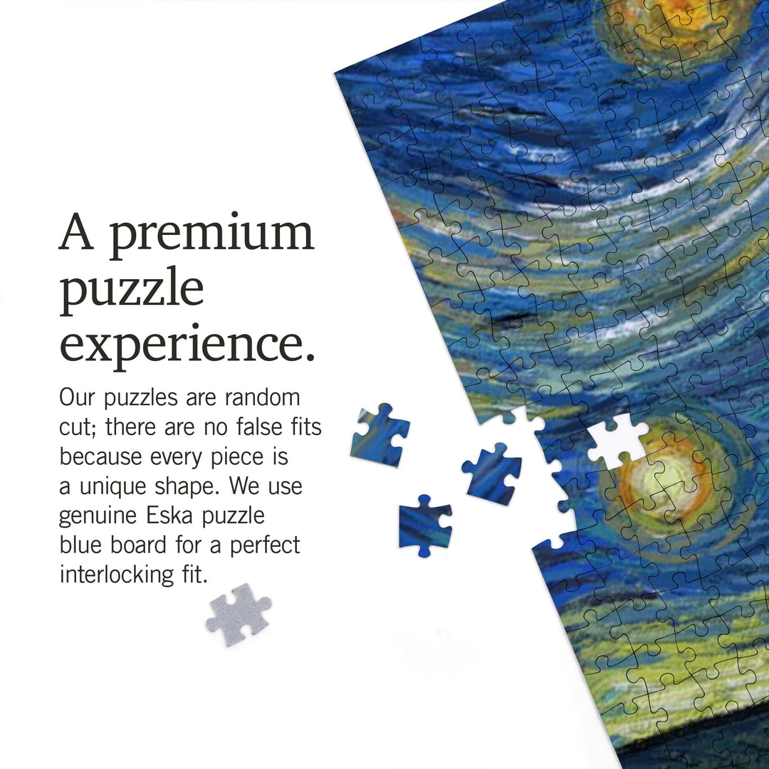 Denali National Park, Alaska, Starry Night National Park Series, Jigsaw Puzzle Puzzle Lantern Press 