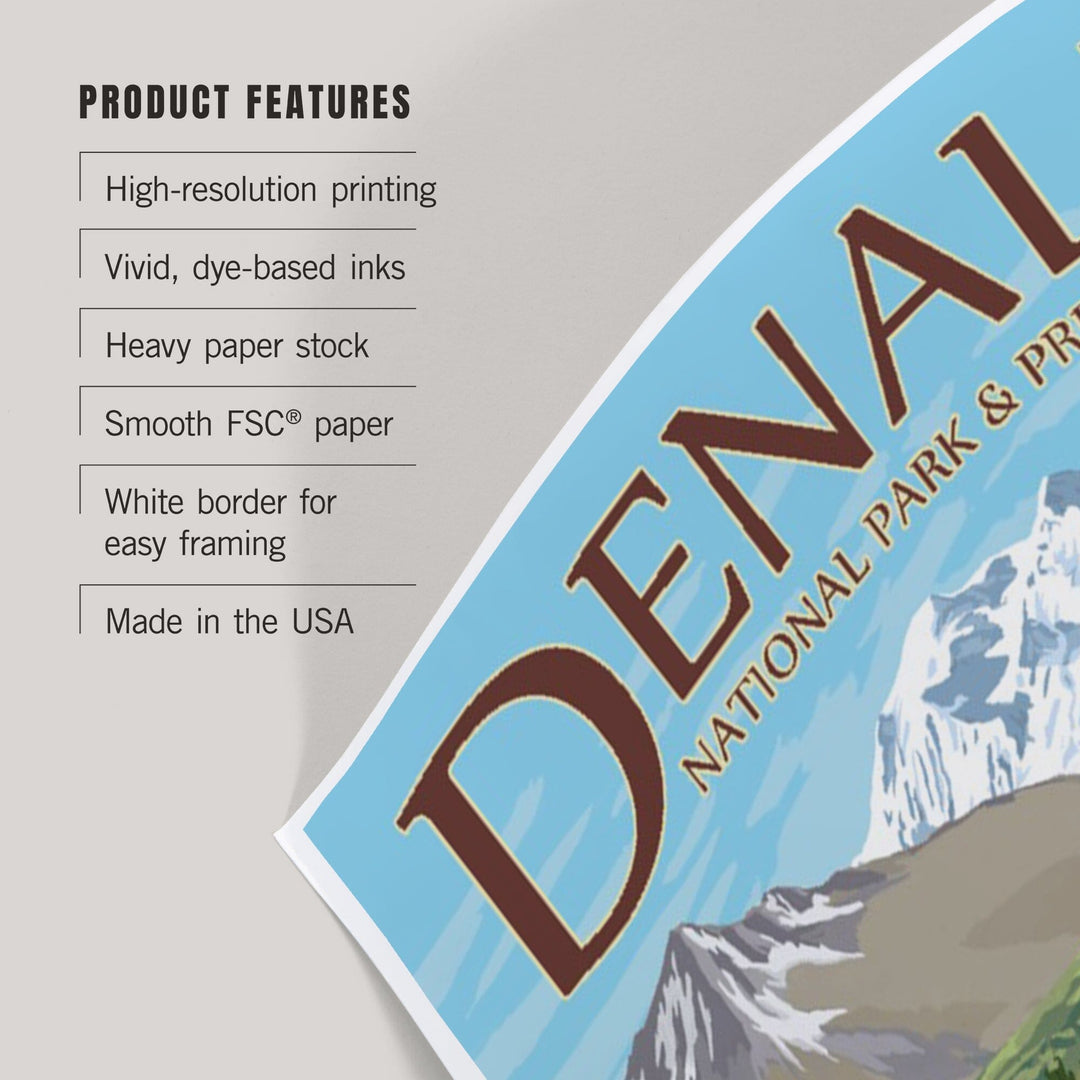 Denali National Park and Preserve, Alaska, Ptarmigan, Art & Giclee Prints Art Lantern Press 