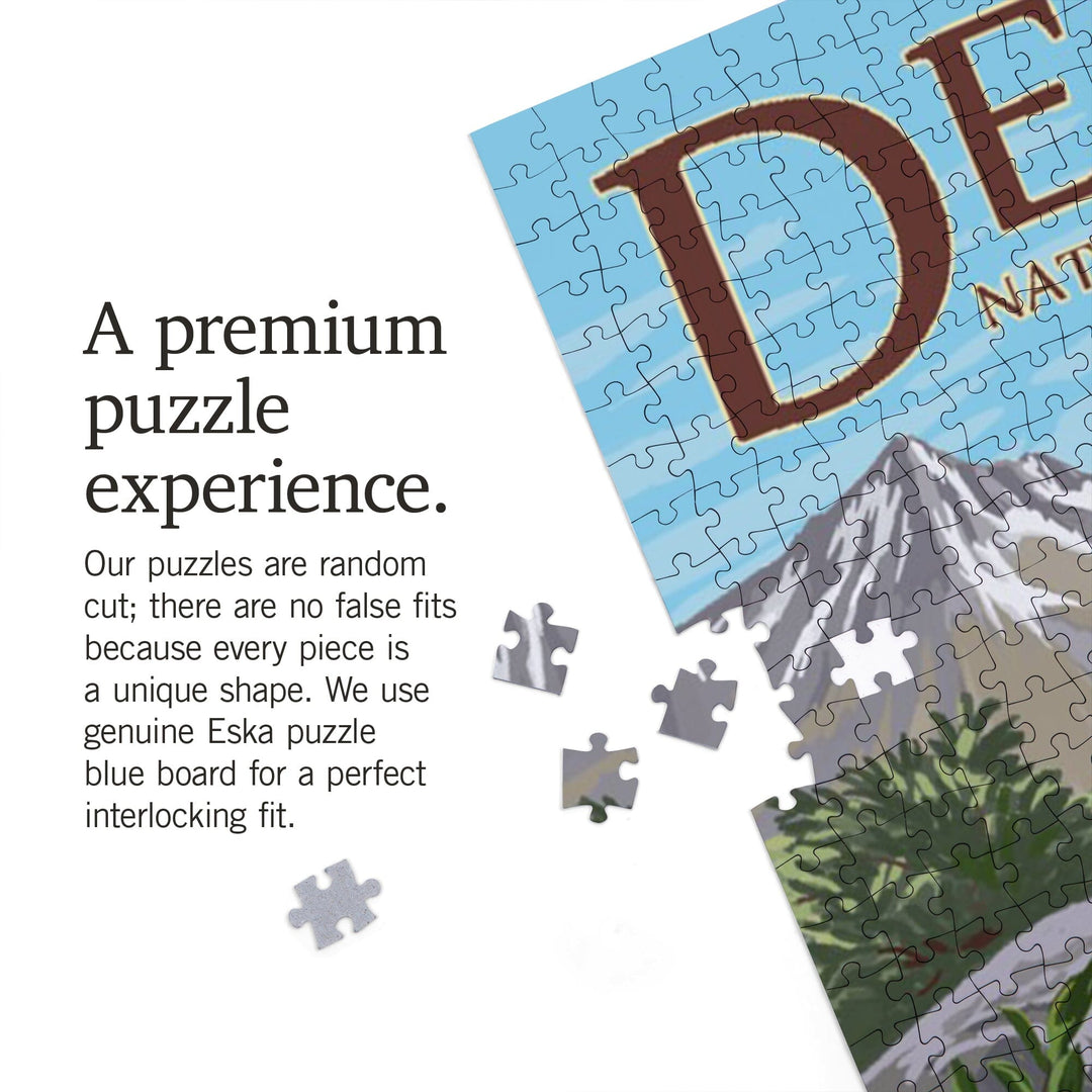 Denali National Park and Preserve, Alaska, Ptarmigan, Jigsaw Puzzle Puzzle Lantern Press 