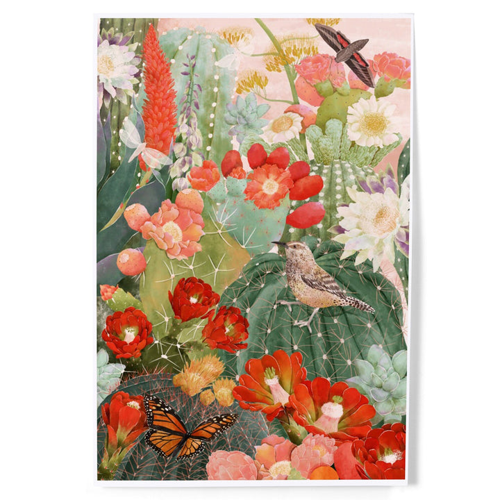 Desert Blooms, Art & Giclee Prints Art Lantern Press 12 x 18 Art Print 