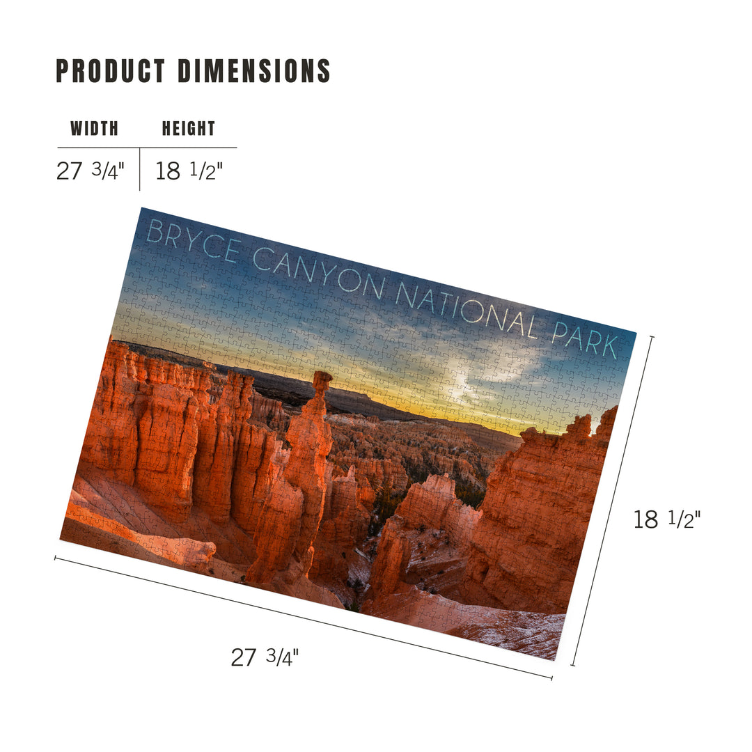 Bryce Canyon National Park, Utah, Thor's Hammer, 1000 Piece Jigsaw Puzzle
