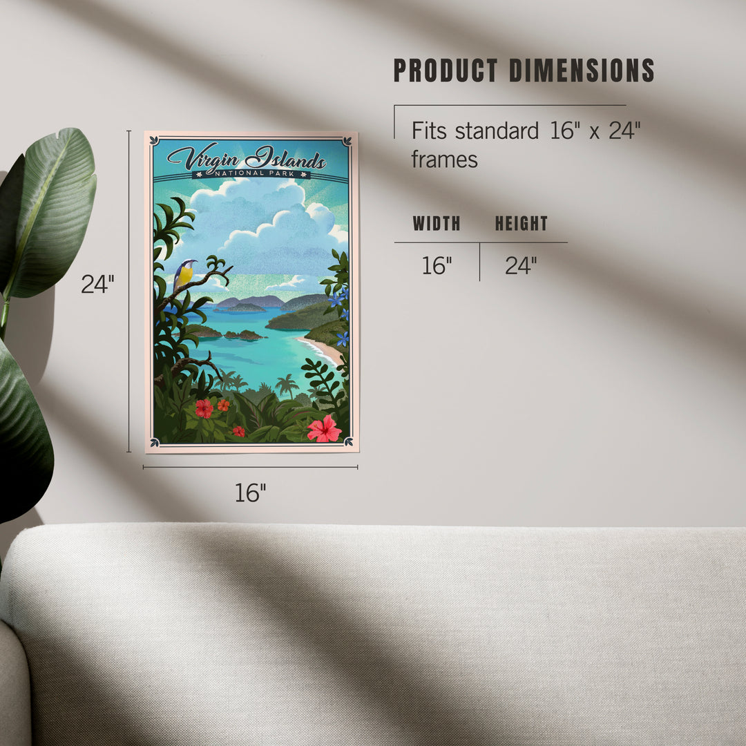 Virgin Islands National Park, Lithograph, Art & Giclee Prints