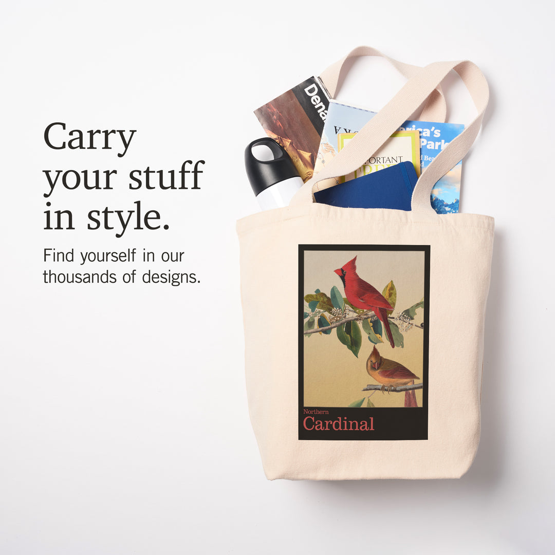 Audubon Birds of North America, Cardinal, Tote Bag