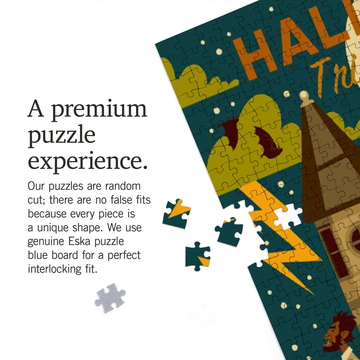 Halloween, Trick or Treat, Geometric, 1000 Piece Jigsaw Puzzle
