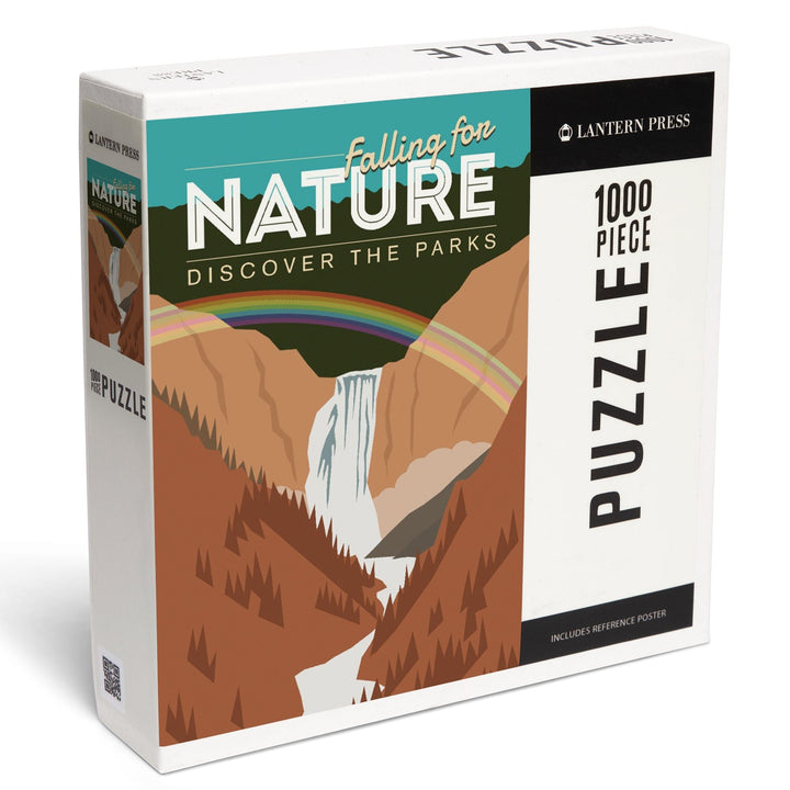Discover the Parks, Falling for Nature, Jigsaw Puzzle Puzzle Lantern Press 