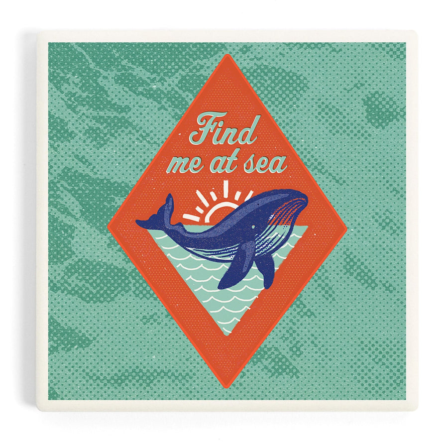 Dockside Series, Find Me At Sea,, Coasters Coasters Lantern Press 