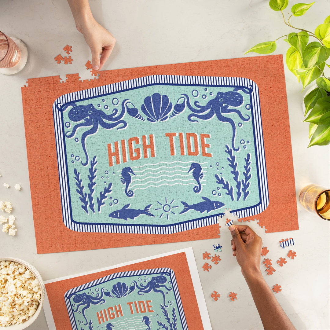 Dockside Series, High Tide, Jigsaw Puzzle - Lantern Press