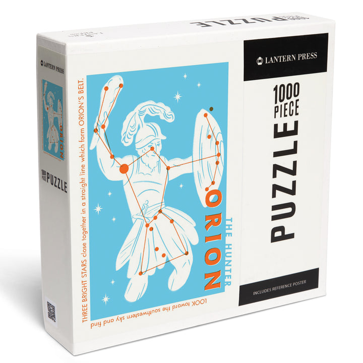Drawings in the Stars Collection, Orion, The Hunter Constellation, Jigsaw Puzzle Puzzle Lantern Press 