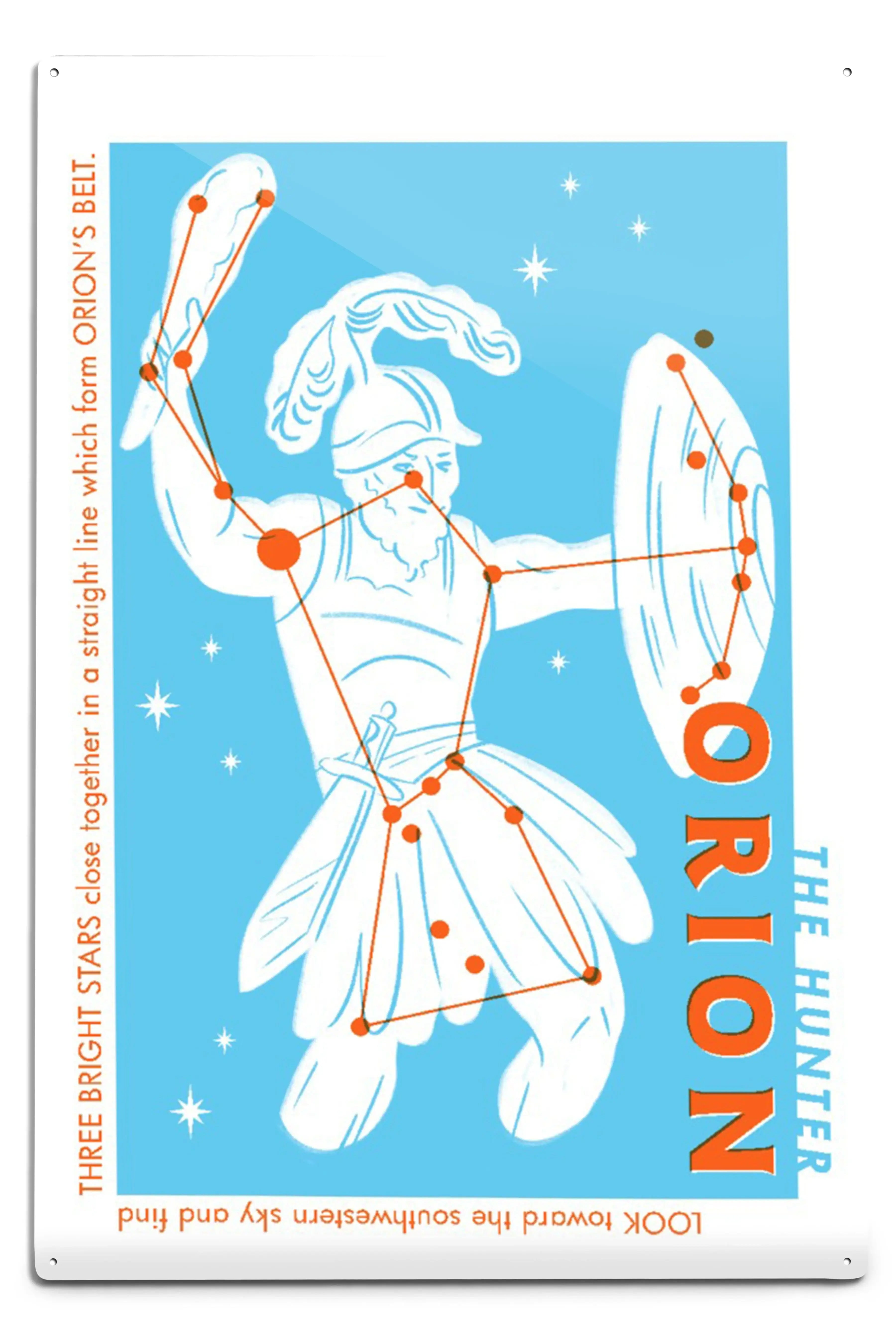 Drawings in the Stars Collection, Orion, The Hunter Constellation