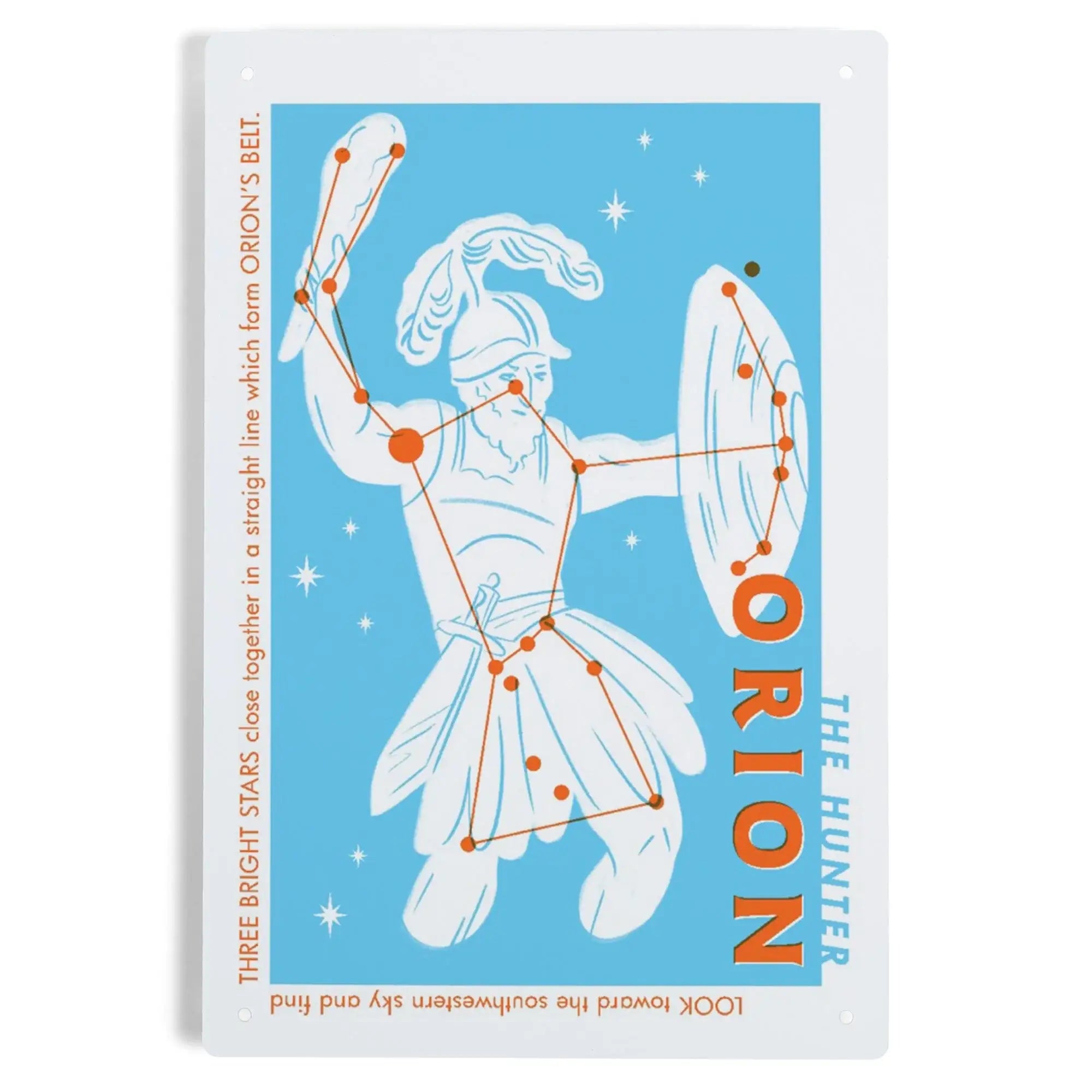 Drawings in the Stars Collection, Orion, The Hunter Constellation