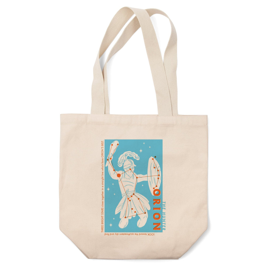 Drawings in the Stars Collection, Orion, The Hunter Constellation, Tote Bag - Lantern Press