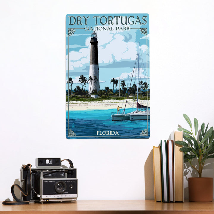 Dry Tortugas National Park, Florida, Lighthouse, Painterly Series, Metal Signs Metal Lantern Press 