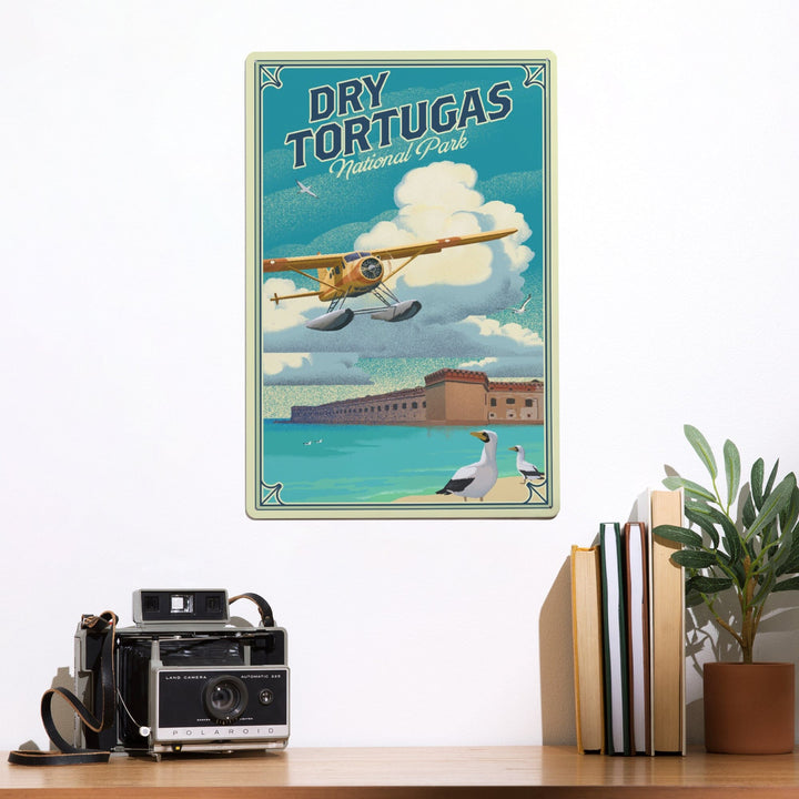 Dry Tortugas National Park, Florida, Lithograph National Park Series, Metal Signs Metal Lantern Press 