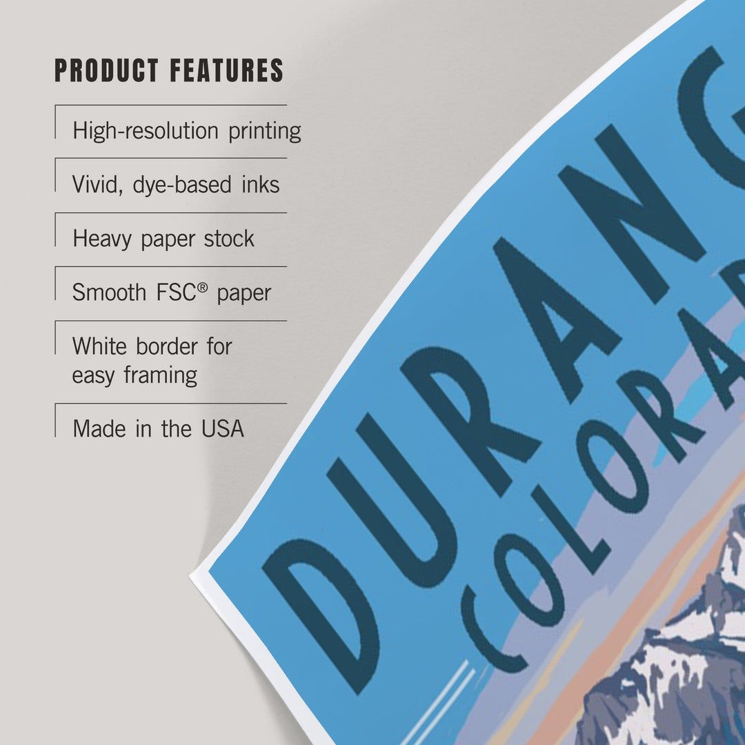 Durango, Colorado, Painterly, Moose, Summer Scene, Art & Giclee Prints Art Lantern Press 