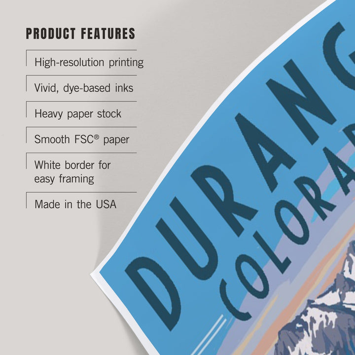 Durango, Colorado, Painterly, Moose, Summer Scene, Art & Giclee Prints Art Lantern Press 