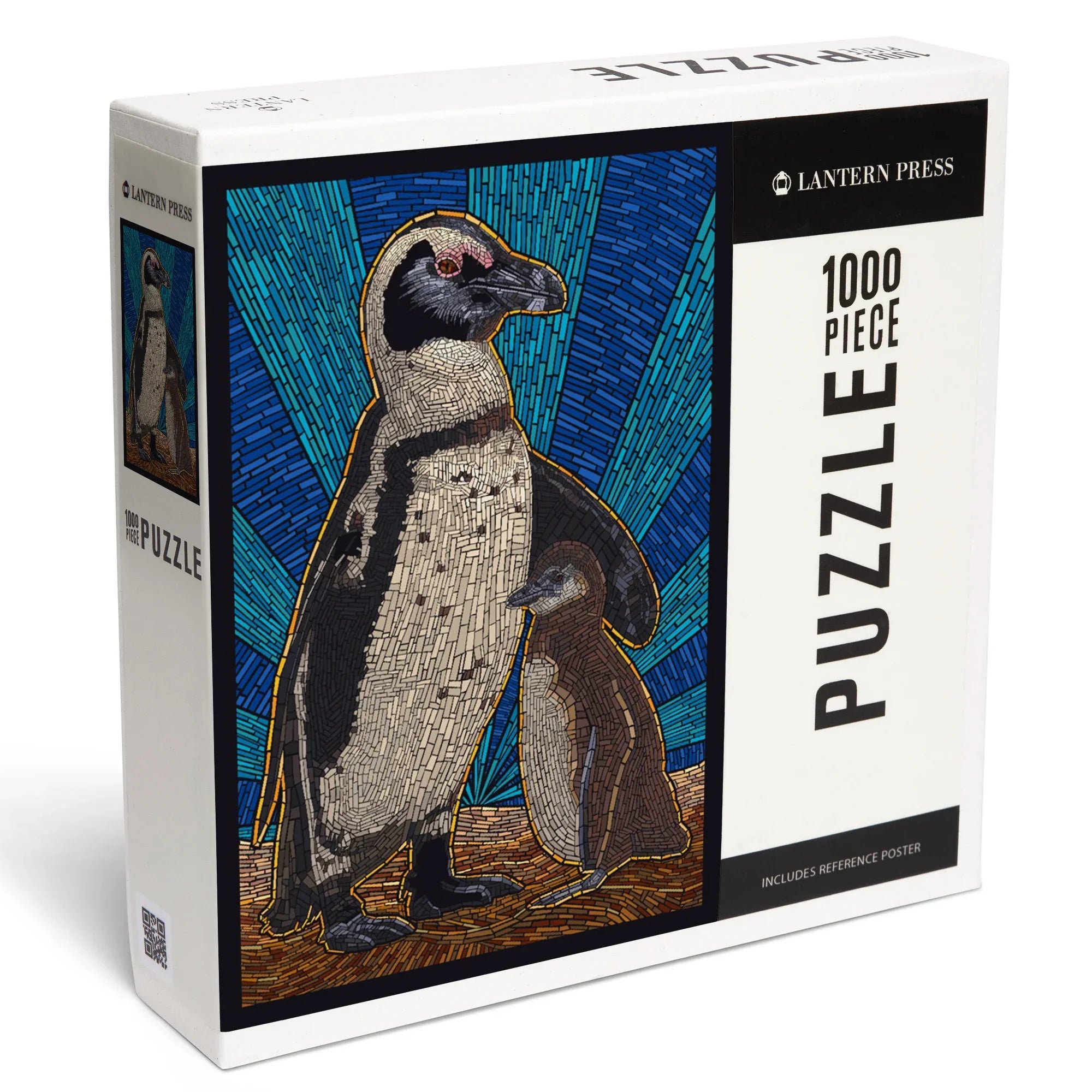 punu♡ Penguin, Mosaic, 1000 piece jigsaw puzzle – Lantern Press
