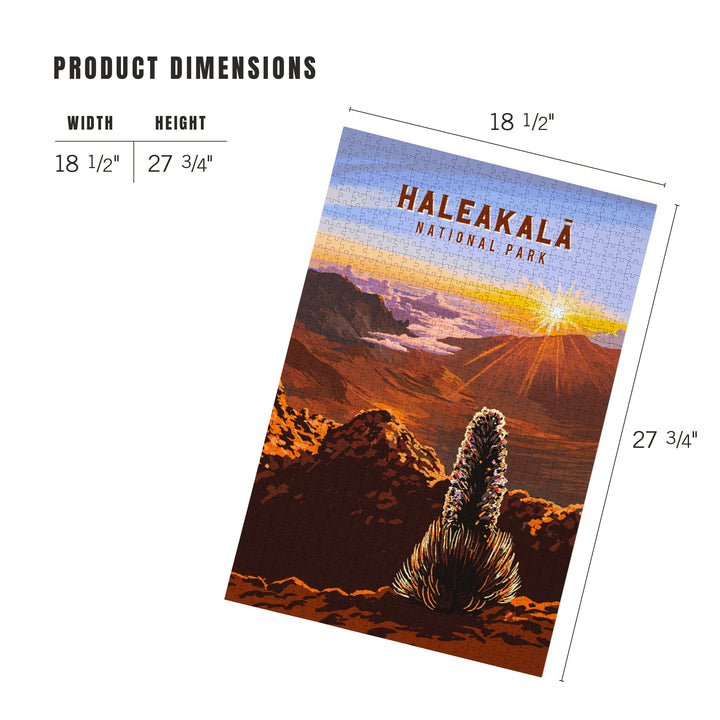 Haleakala National Park, Hawaii, Painterly Series, Jigsaw Puzzle
