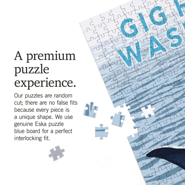 Gig Harbor, Washington, Orca Whale Jumping, Jigsaw Puzzle