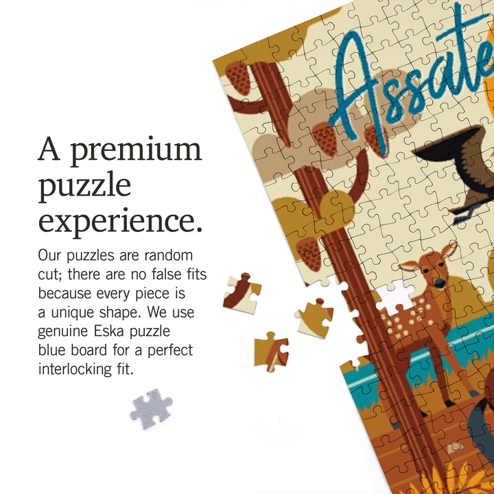 Assateague Island, Geometric, Jigsaw Puzzle