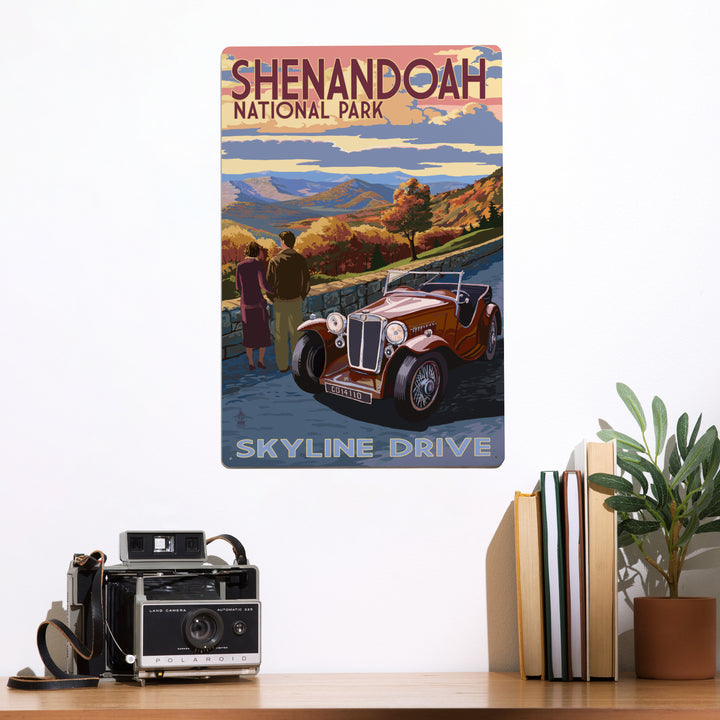 Shenandoah National Park, Virginia, Skyline Drive, Metal Signs