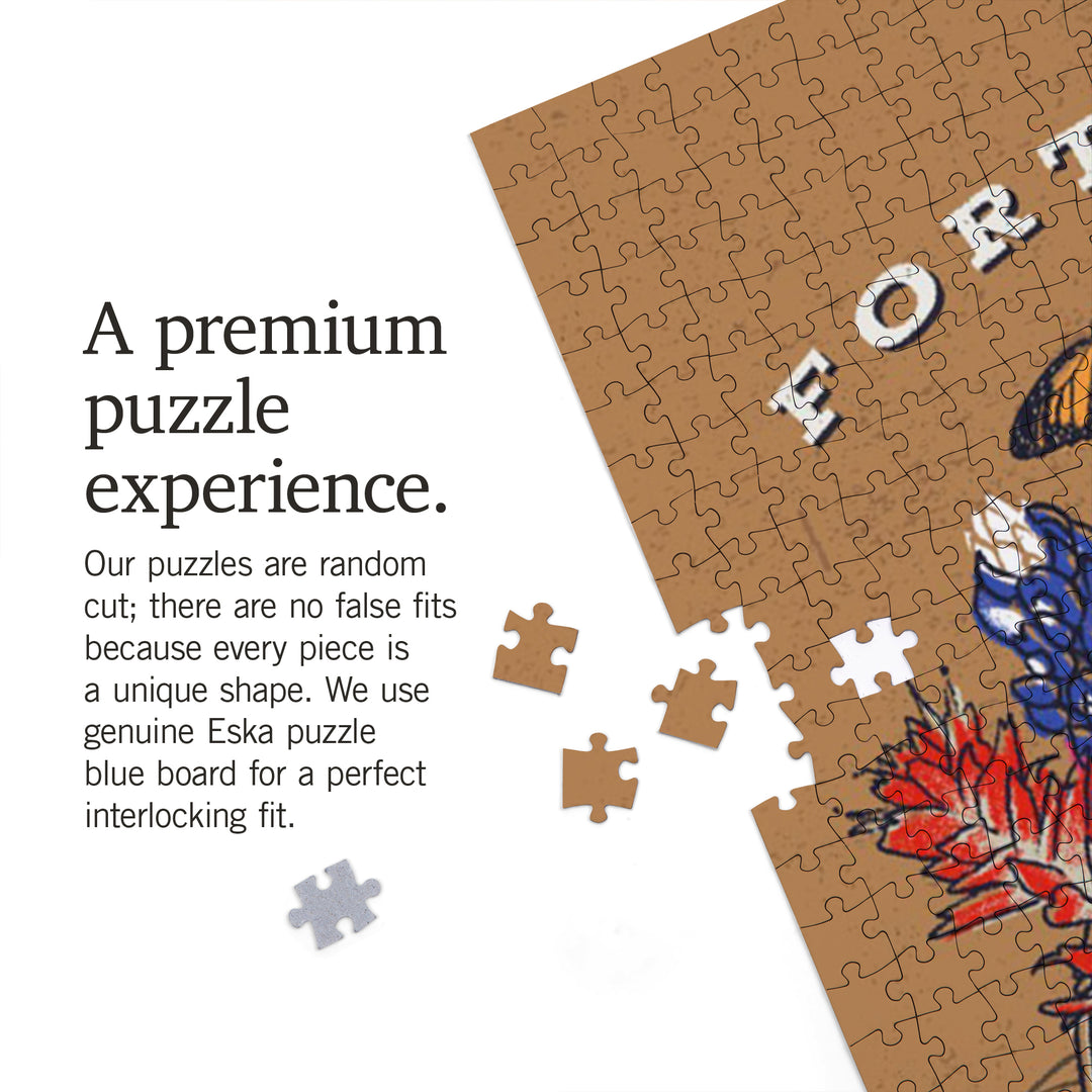 Fort Worth, Texas, State Treasure Trove, Jigsaw Puzzle