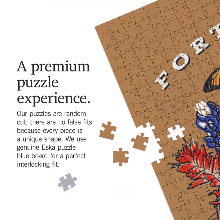 Fort Worth, Texas, State Treasure Trove, Jigsaw Puzzle