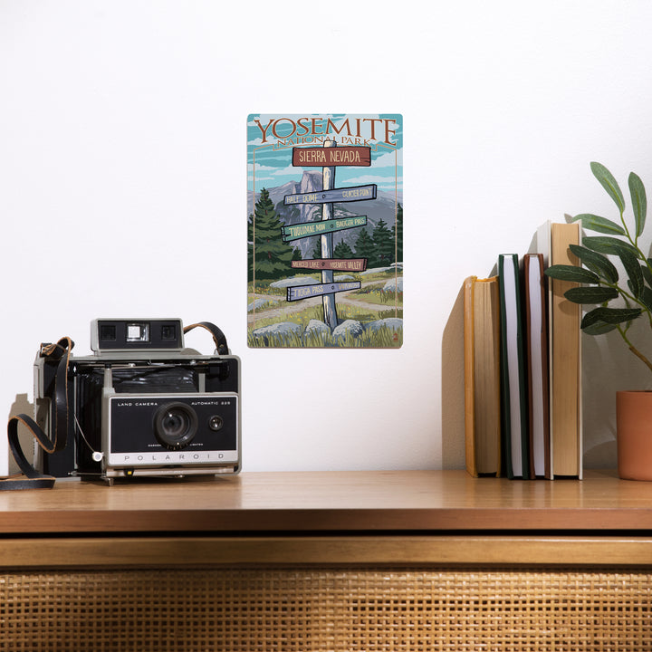 Yosemite National Park, California, Signpost, Metal Signs