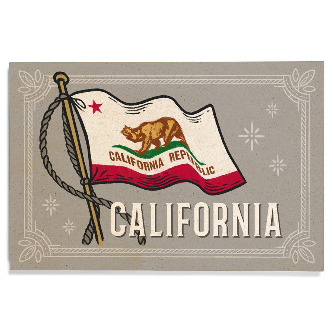 California, Waving State Flag, State Series