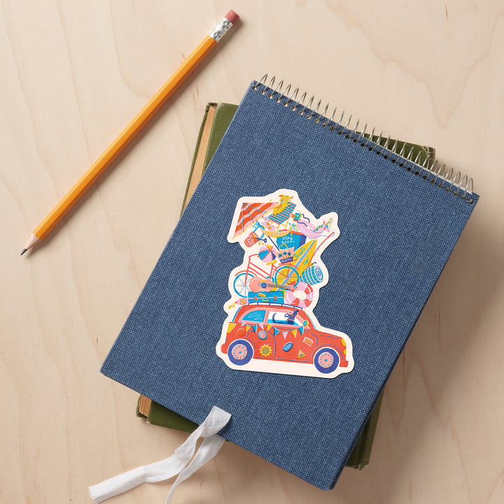 Just Beachy, Vinyl Sticker
