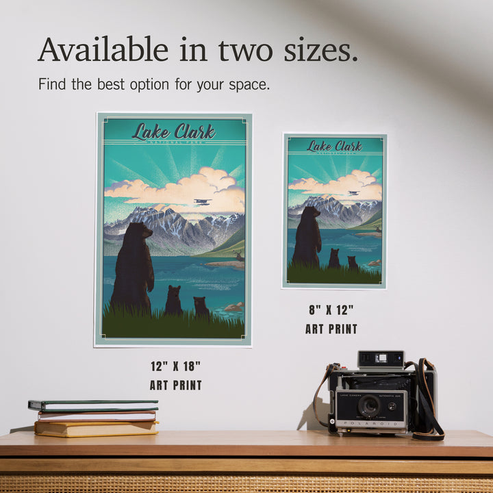 Lake Clark National Park, Alaska, Lithograph, Art & Giclee Prints