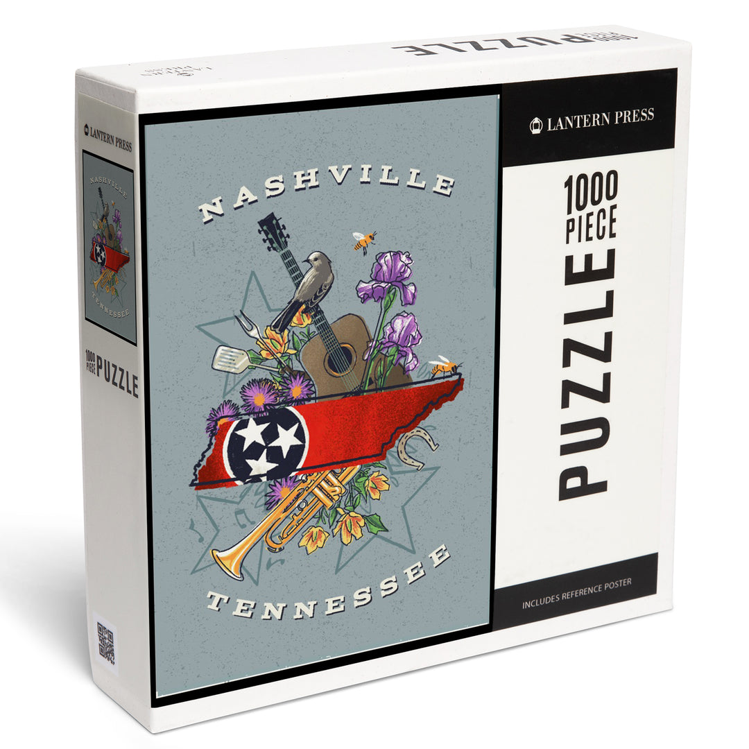 Nashville, Tennessee, State Treasure Trove, Jigsaw Puzzle