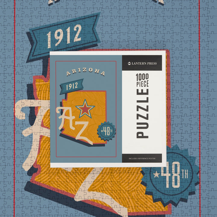 Arizona, Statehood, State Series, Jigsaw Puzzle