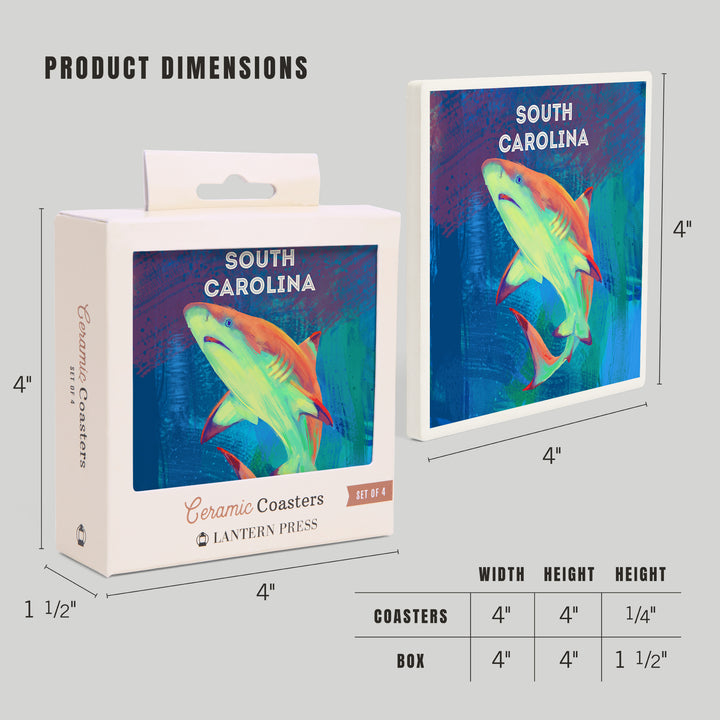 South Carolina, Vivid, Blacktip Shark, Coasters