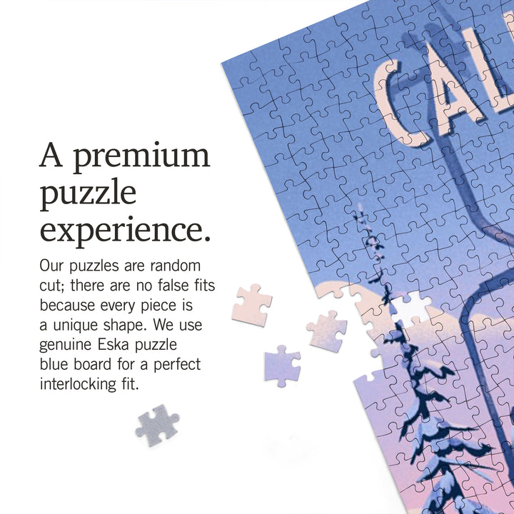 California, Chill on the Uphill, Ski Lift, Jigsaw Puzzle