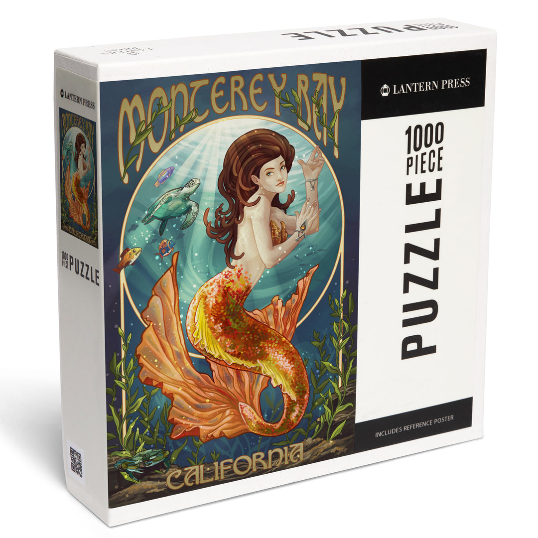 Monterey Bay, California, Mermaid, Jigsaw Puzzle