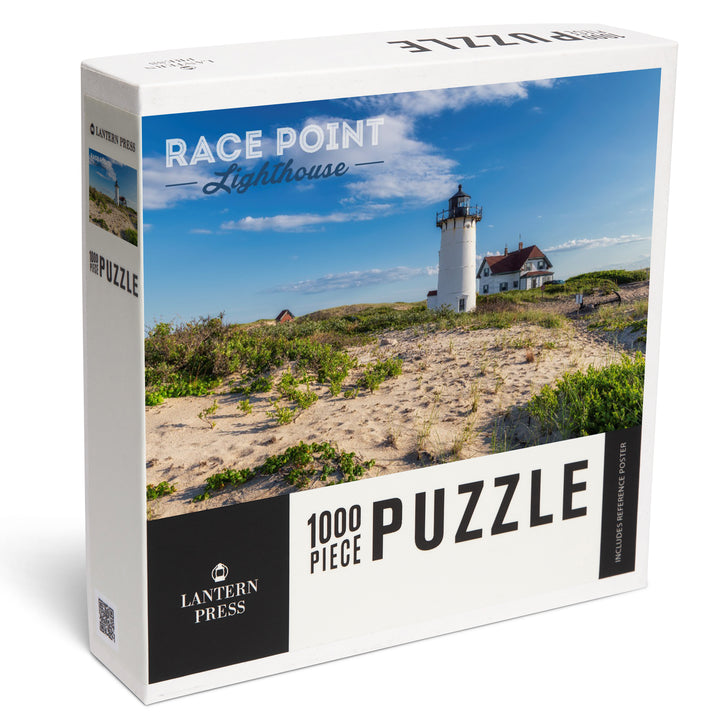 Cape Cod, Massachusetts, Race Point Light Lighthouse, Jigsaw Puzzle