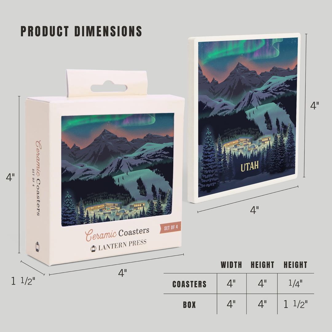 Utah, Village under Northern Lights, Coasters
