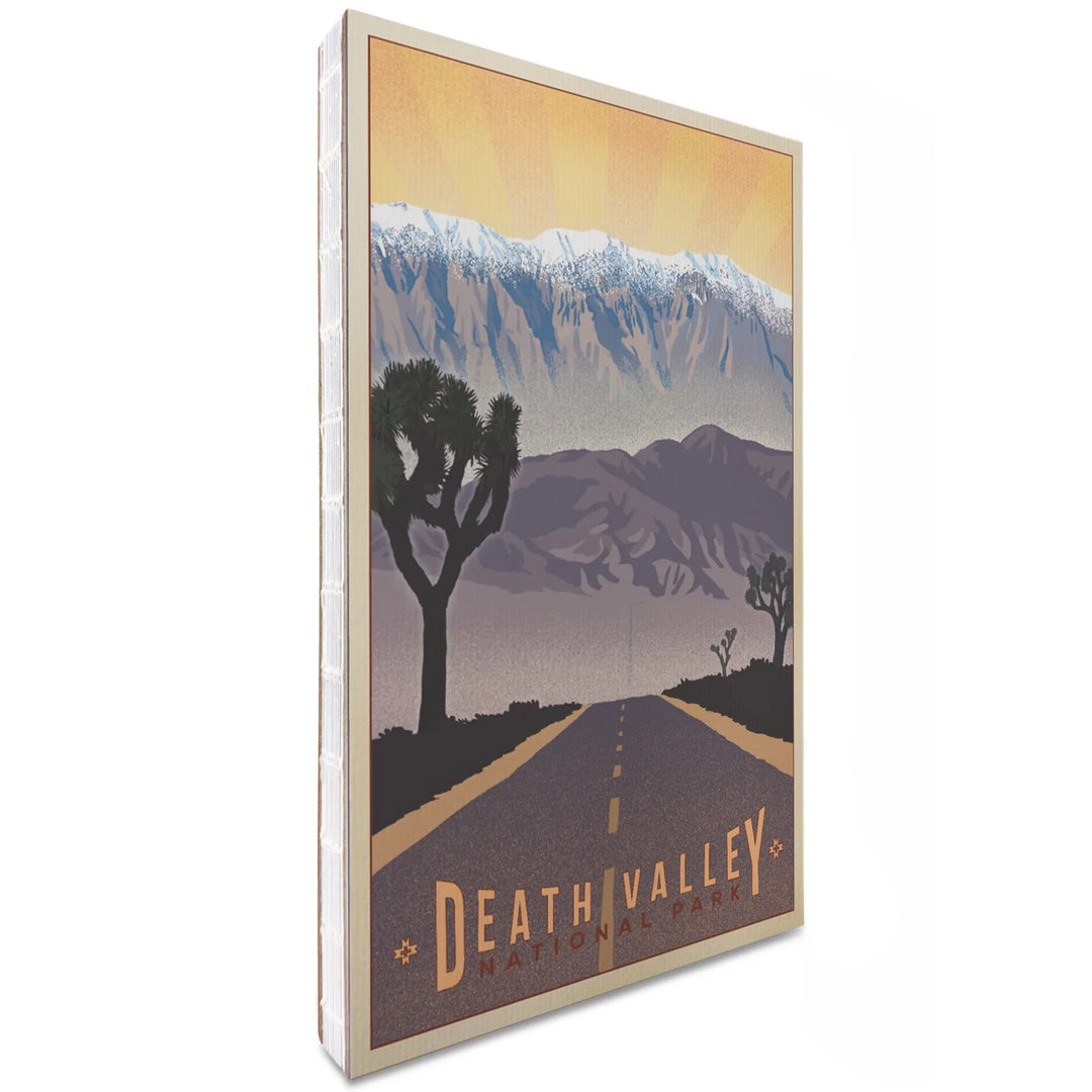 Lined 6x9 Journal, Death Valley National Park, California, Lithograph, Lay Flat, 193 Pages, FSC paper