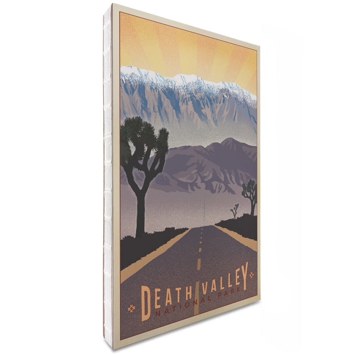 Lined 6x9 Journal, Death Valley National Park, California, Lithograph, Lay Flat, 193 Pages, FSC paper