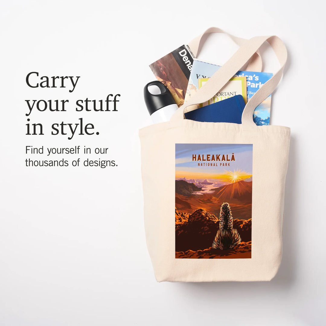 Haleakala National Park, Hawaii, Painterly Series, Tote Bag