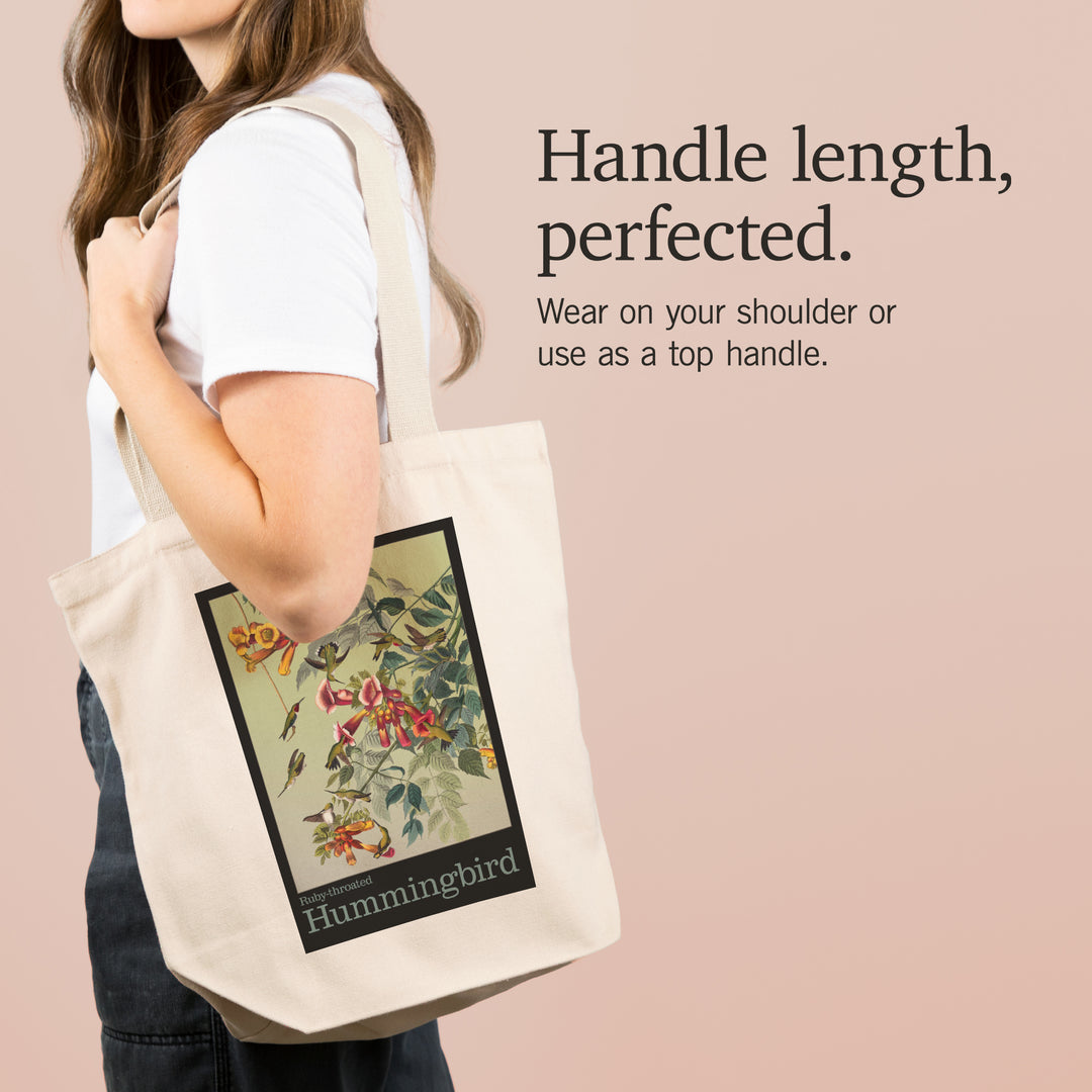 Audubon Birds, North America Hummingbird, Tote Bag